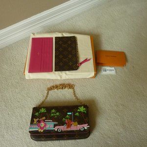 LUIS VUITTON M80859 Felice Pochette 2021 Limited Edition Totally Authentic